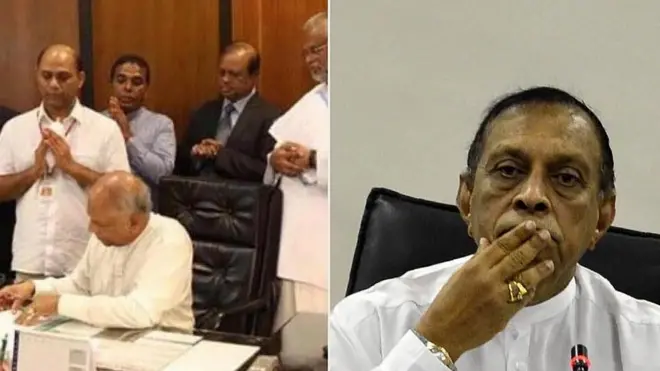 අමාත්‍ය දිනේෂ් ගුණවර්ධන සභානායක කාර්යාලයේදී රාජකාරි ආරම්භ කරයි