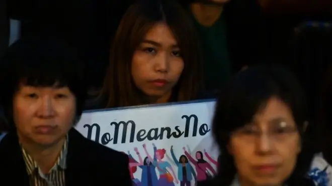 The protests in 2019 as a reaction to a series of rape and sexual abuse acquittals