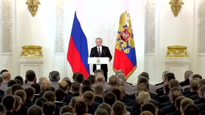 امروز ولادمیر پوتین رئیس جمهوری روسیه