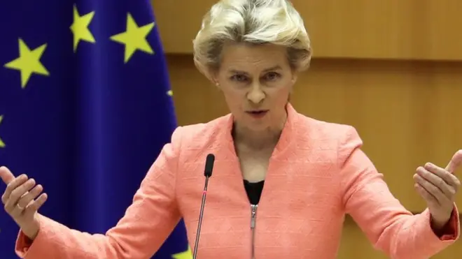 Ursula von der Leyen replaced Jean-Claude Juncker in the EU's top job in December