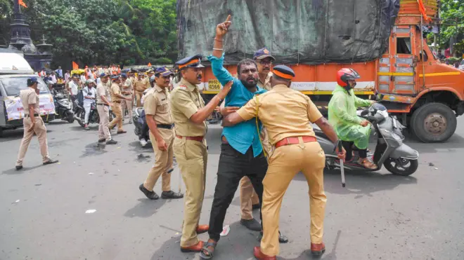 मराठा आंदोलक