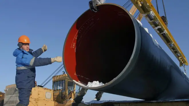 Rusya doğalgaz boru hattı