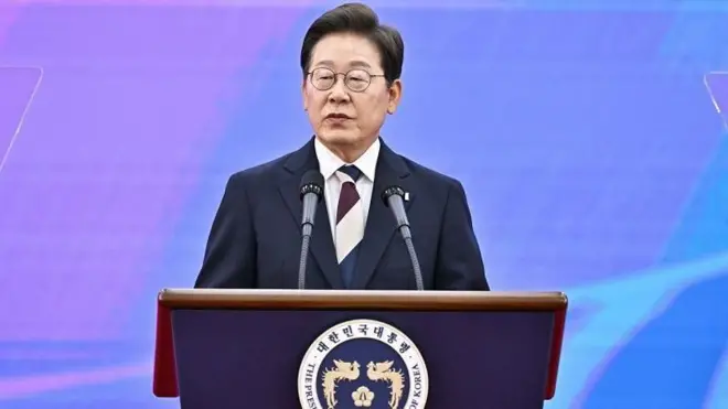 韓国の新大統領に就任した李在明氏