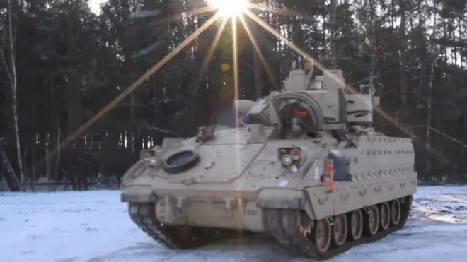 Американский танк в Польше