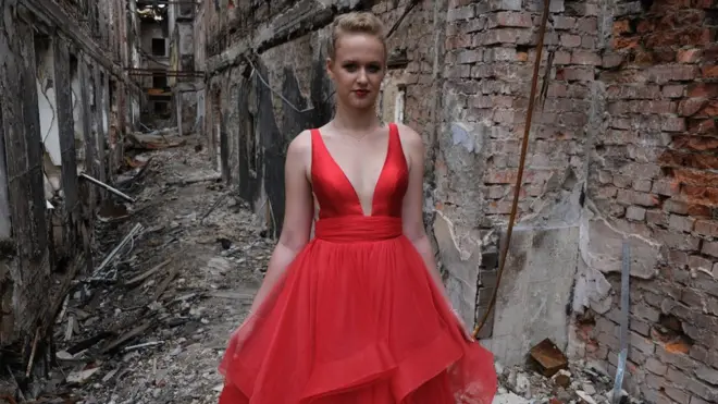 Ukrainian student Valeria