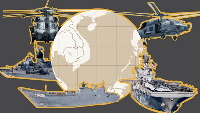 Hoa Kỳ và các đồng minh tập trận trên Biển Đông