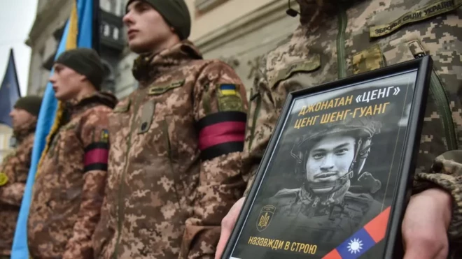 Tseng Sheng-guang hi sinh vào tháng trước khi đang chiến đấu trong Quân đoàn nước ngoài của Ukraine