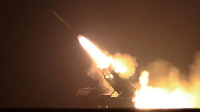 북한 조선중앙통신(KCNA)은 2023년 2월 24일 전날 훈련에서 전략순항미사일을 발사했다고 보도했다