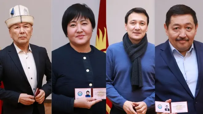 Арстанбек Абдылдаев, Клара Сооронкулова, Аймен Касенов, Жеңишбек Байгуттиев