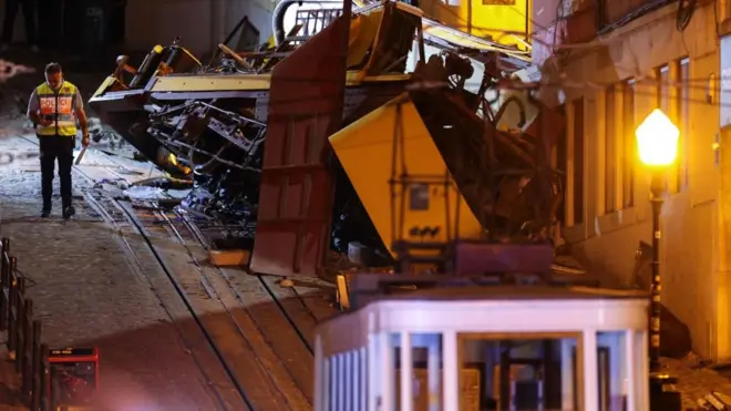 탈선 사고 현장