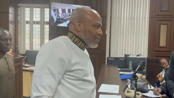 Nnamdi Kanu in court