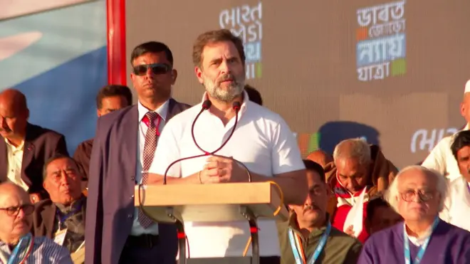 राहुल गांधी ने 14 जनवरी को मणिपुर से भारत जोड़ो न्याय यात्रा की शुरुआत की.