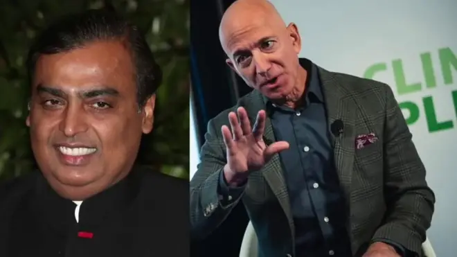 अंबानी- बेजोस