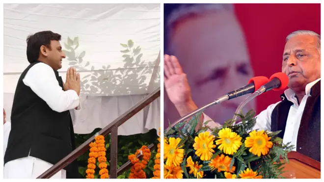 अखिलेश और मुलायम
