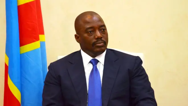 Joseph Kabila président de la République démocratique du Congo.