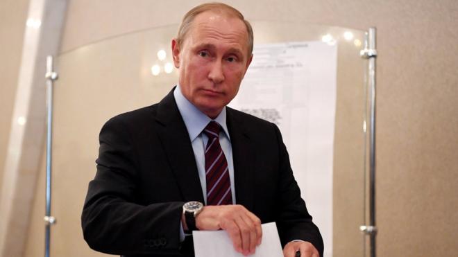 Володимир Путін голосує у Москві на місцевих виборах