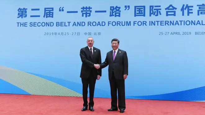 İlham Əliyev, Çin, İpək Yolu