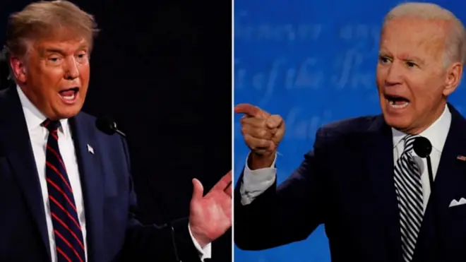 ترامب وبايدن