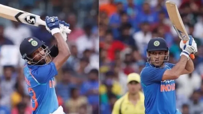 دھونی اور ہاردک پانڈیا کے درمیان سنچری پارٹنر شپ نے انڈیا کے سکور کو مستحکم کیا