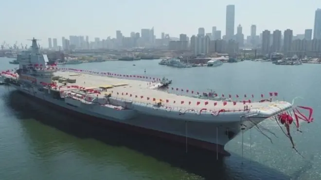 中国建造的第一艘国产航母，积极打造海上力量