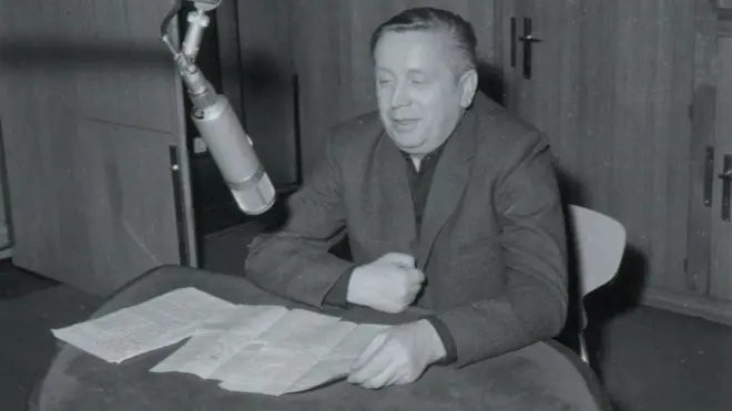 Бранко Ћопић на Радио Београду 1964. године