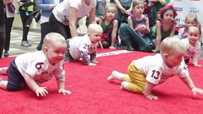 سباق للرضع في ليتوانيا