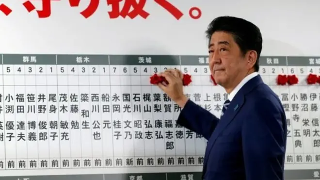 شنزو آبے نے ستمبر میں قبل از وقت انتخابات کرانے کا اعلان کیا تھا