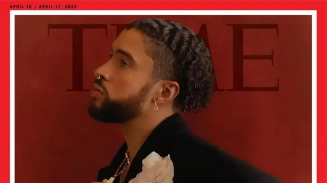 Portada de la revista Time con Bad Bunny