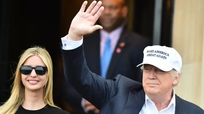 Tỷ phú Donald Trump và con gái Ivanka