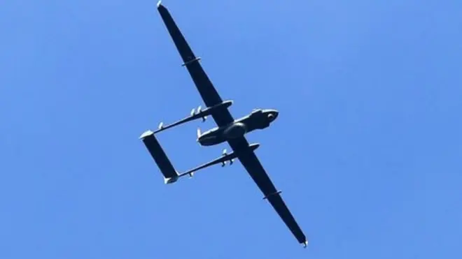 ඉන්දියානු හමුදාවට අයත් ඩ්‍රෝන යාත්‍රාවක්