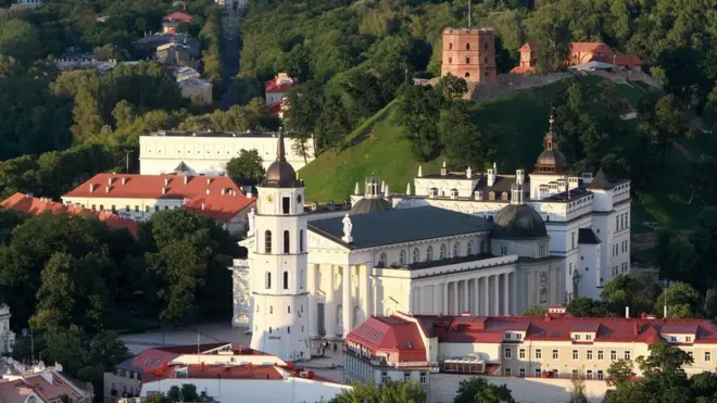 Vilnius, Lithuania's capital, has an attractive Old Town area