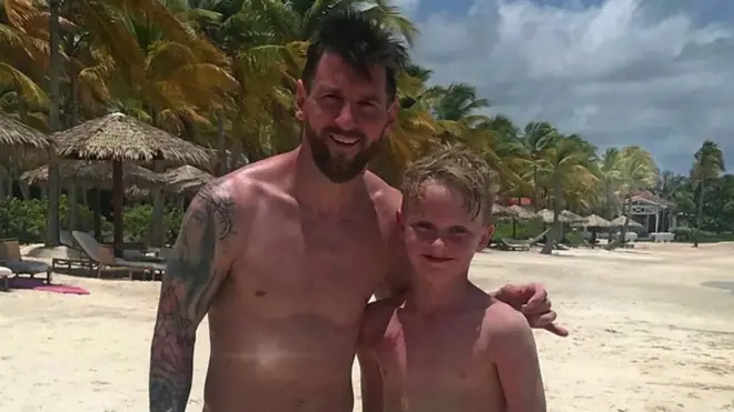 메시 해변 축구