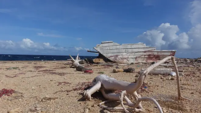 En Koraal Tabak, en la costa norte de Curazao, se encontraron los cuerpos de 6 inmigrantes venezolanos a principios de enero.