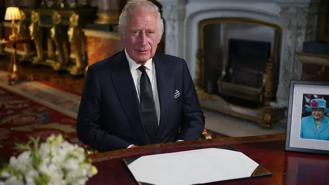 영국 찰스 3세 국왕 첫 연설