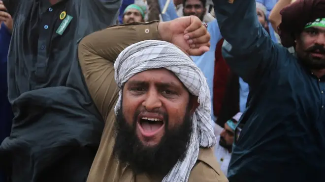 पाकिस्तान में भारत सरकार विरोधी प्रदर्शन