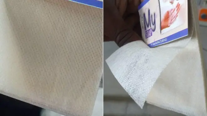 ብኢትዮጵያዊ ዝተማህዘ፡ ብመልክዕ ጨርቂ ዝተዳለወ ሳሙና ኢድ