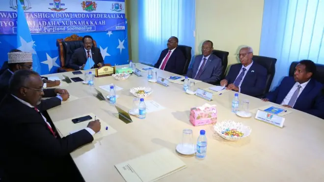 Kullankii madaxda Soomaaliya ee Garoowe