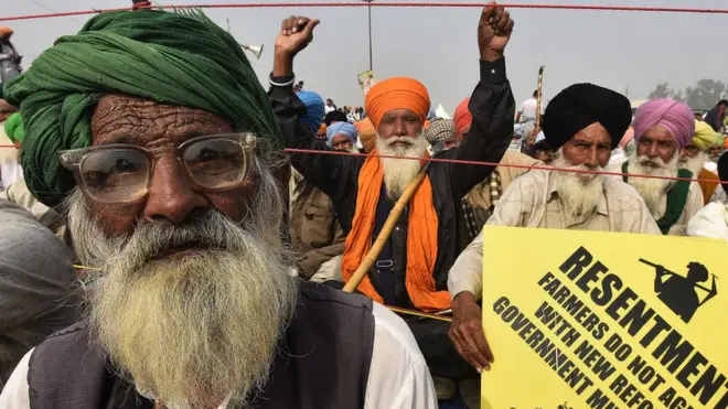 किसानों का विरोध प्रदर्शन