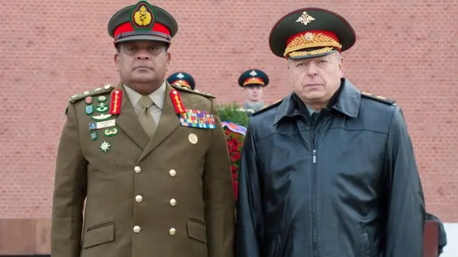 ජෙනරල් ශවේන්ද්‍ර සිල්වාගේ රුසියා සංචාරය