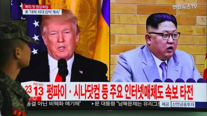 امریکی صدر ٹرمپ شمالی کوریا کے رہنما کم جونگ ان سے جون کے مہینے میں سنگاپور میں ملاقات کریں گے