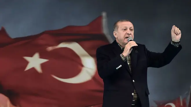 الرئيس التركي رجب طيب اردوغان