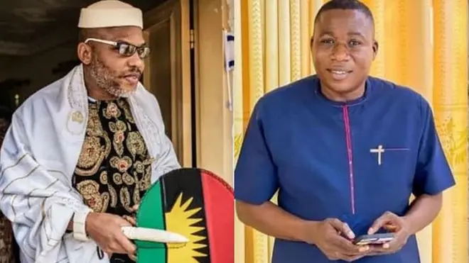 Nnamdi Kanu ati Sunday Igboho