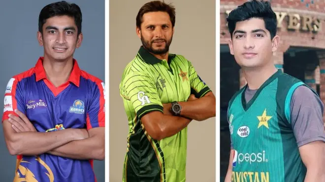 عمر خان (کیڼ) شاهد اپرېدی او نسیم شاه به سږ کال پي اېس اېل کې لوبېږي