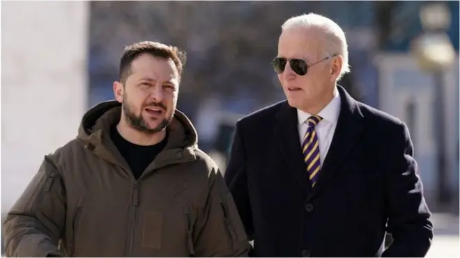 拜登與澤連斯基