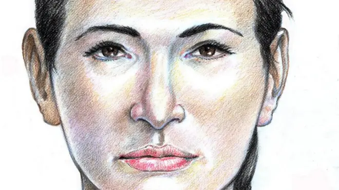 Forenzički crtež Žene iz Isdala