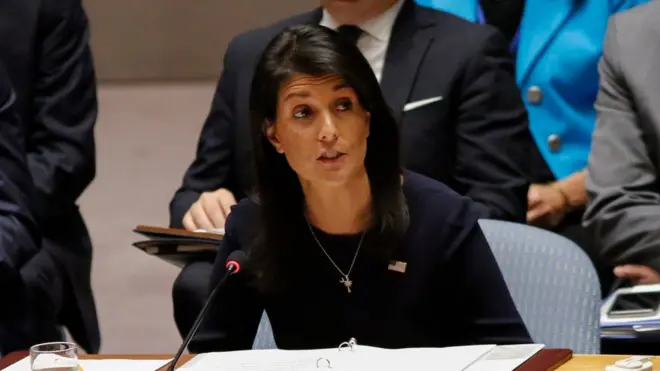 La embajadora estadounidense Nikki Haley aseguró ante el Consejo de Seguridad de la ONU que su país no desea la guerra con Corea del Norte.