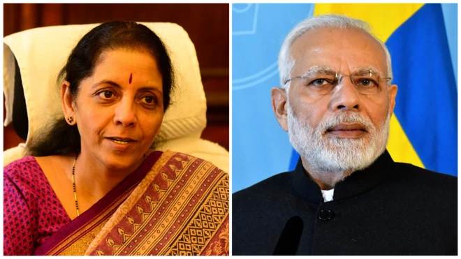 निर्मला सीतारमण और मोदी
