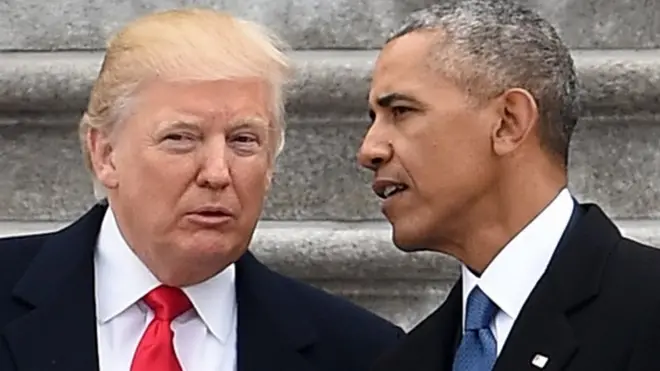 ट्रंप, ओबामा