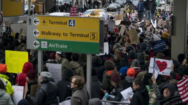 Protestas en Nueva York