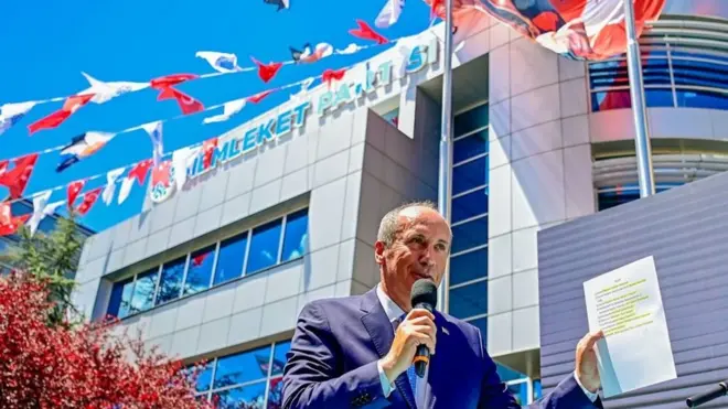 Memleket Partisi Genel Başkanı Muharrem İnce